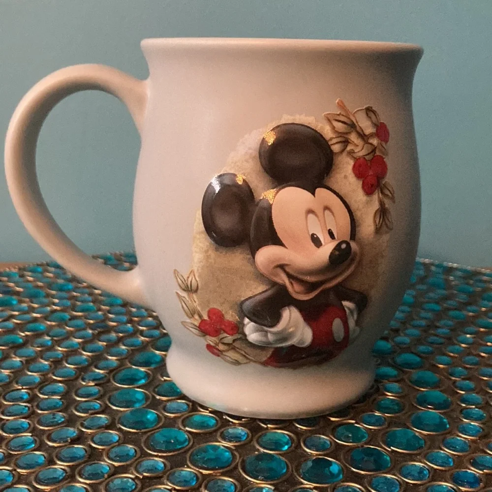 Disney Mickey and Minnie Mouse Mug Trio - Black, Light Blue, Pink - Picture 5 of 12